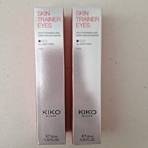 KIKO Milano Skin Trainer, Dark Circle EYE SERUM Anti-Puffiness MADE IN ITALY (2)